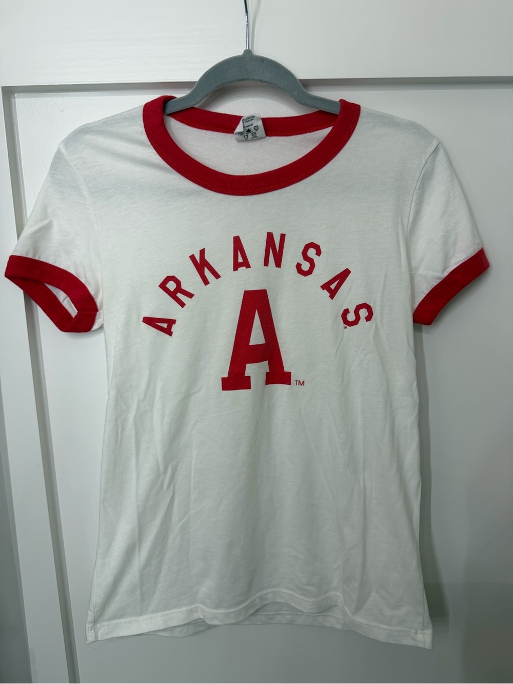 University of Arkansas Red & White Tee